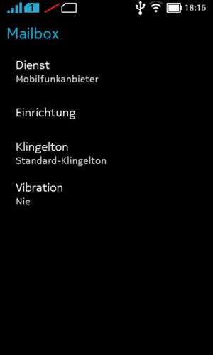 Wählen Sie Einrichtung