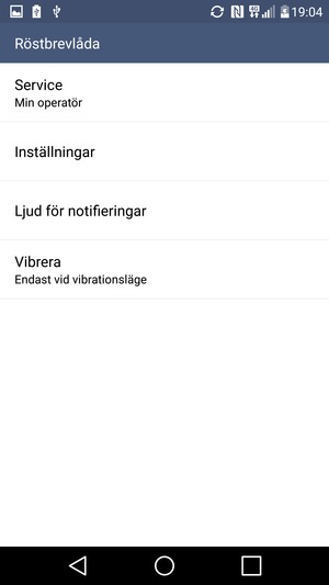 Välj Service