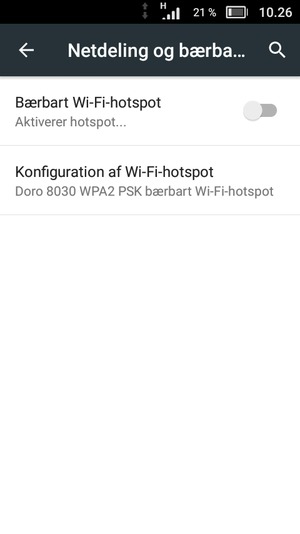 Aktiver Bærbart Wi-Fi-hotspot