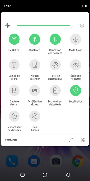 Désactiver le Wi-Fi et le Bluetooth
