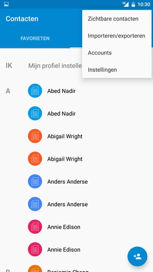 Selecteer Importeren/exporteren
