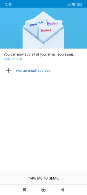 Select Add an email address