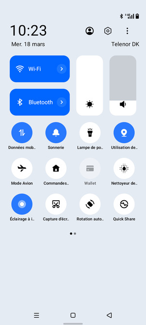 Désactiver le Wi-Fi et le Bluetooth