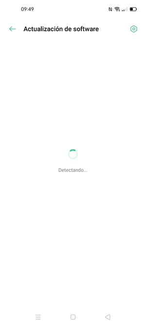 Espere a que la búsqueda termine