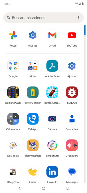 Seleccione Ajustes