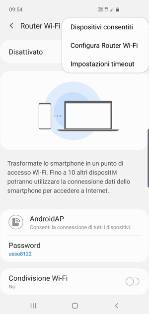 Seleziona Configura Router Wi-Fi