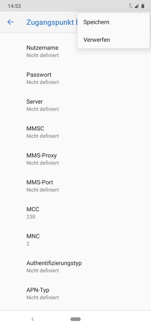 Wählen Sie Speichern