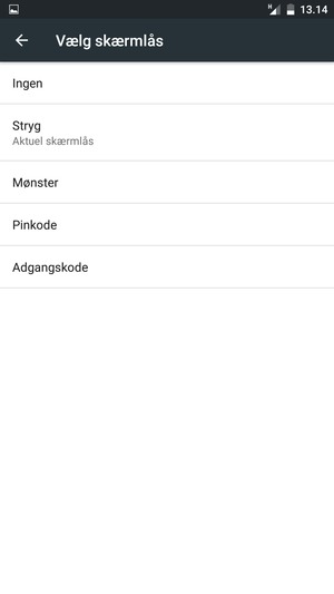 Vælg Mønster