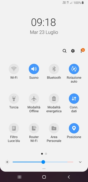 Disattiva Posizione
