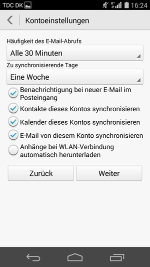 Wählen Sie Weiter