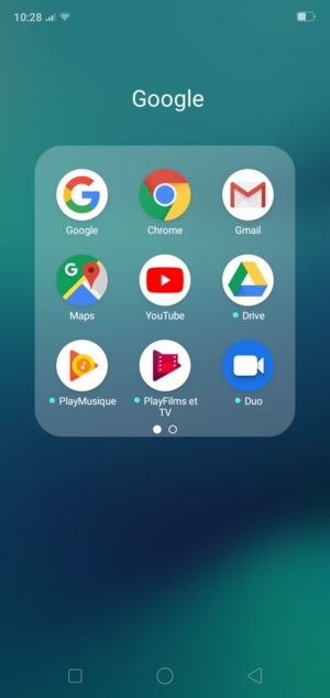 Sélectionnez Gmail