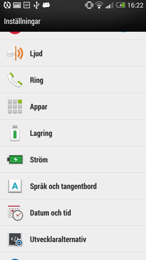 Välj Ström