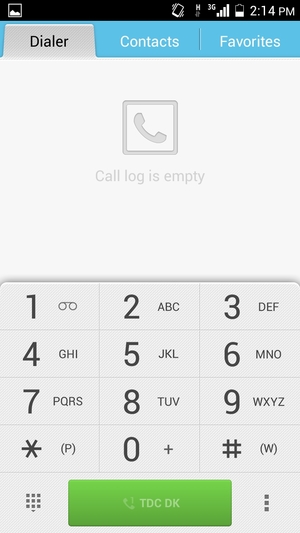 Press and hold the number 1