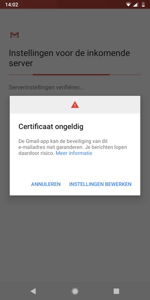 Selecteer INSTELLINGEN BEWERKEN