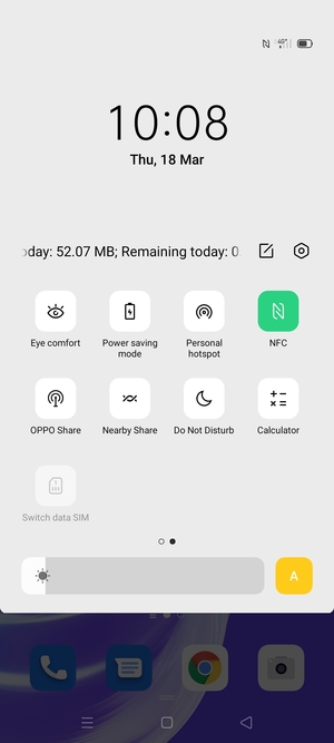 Turn on Power saving mode