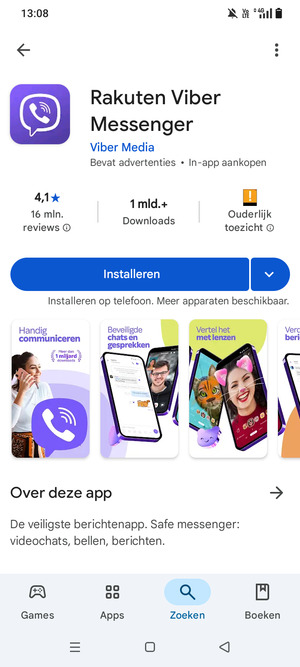 Selecteer Installeren