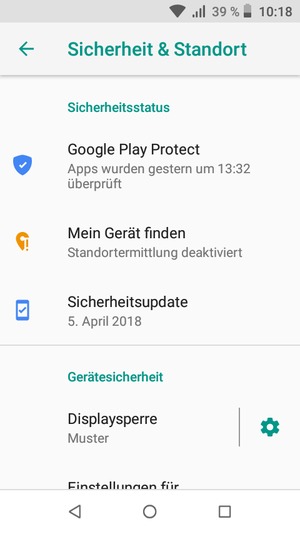 Ihr Handy ist jetzt mit einer Bildschirmsperre gesichert
