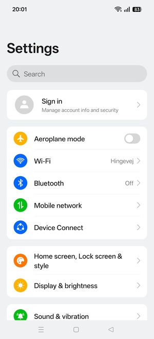 Select Mobile network