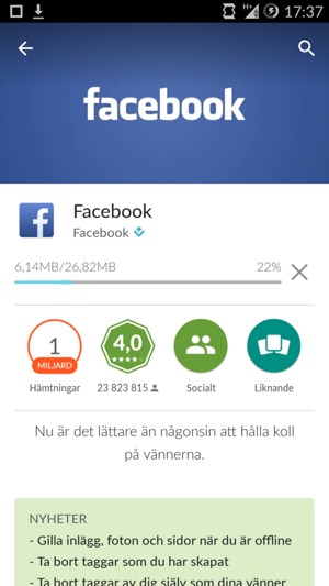 Vänta på att installationsprocessen avslutas