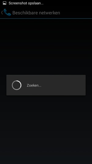 Wacht tot de zoekopdracht beëindigd is