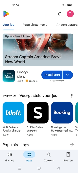 Selecteer Zoeken