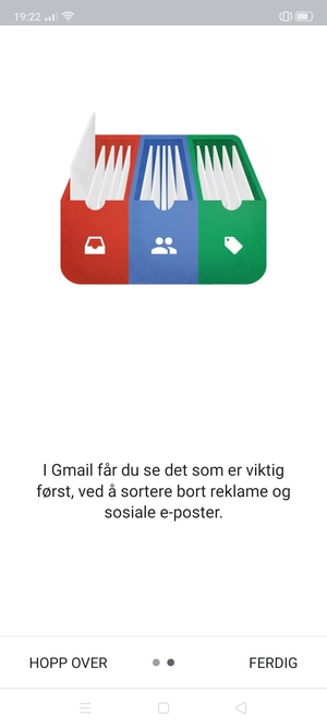 Velg FERDIG