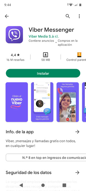 Seleccione Instalar