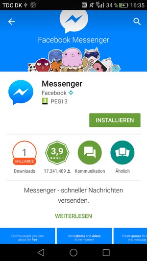 Wählen Sie INSTALLIEREN