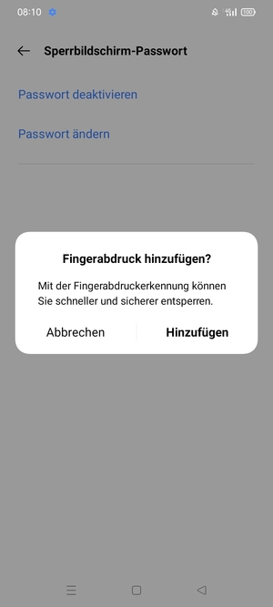 Wählen Sie die gewünschte Option