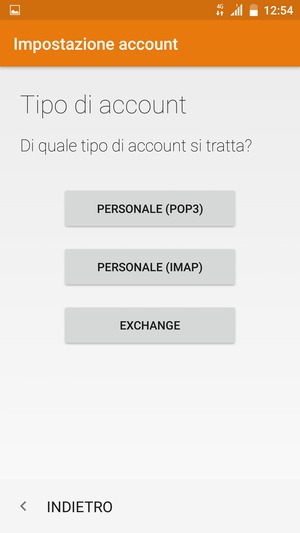 Seleziona EXCHANGE
