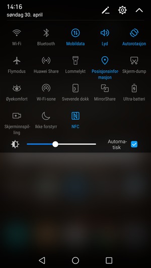 Slå av Posisjonsinformasjon