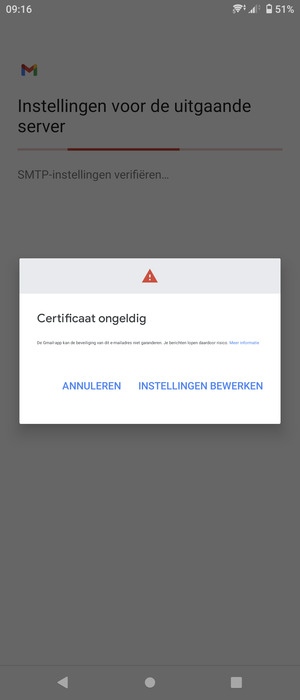 Selecteer INSTELLINGEN BEWERKEN