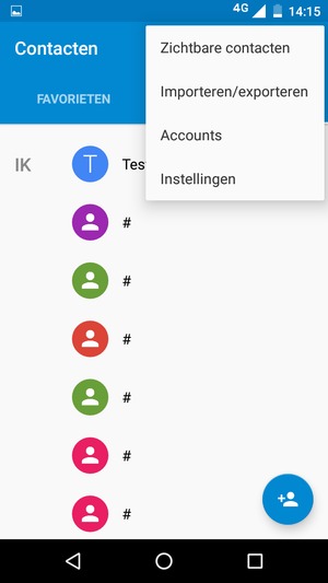 Selecteer Importeren/exporteren