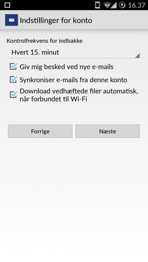 Vælg Næste