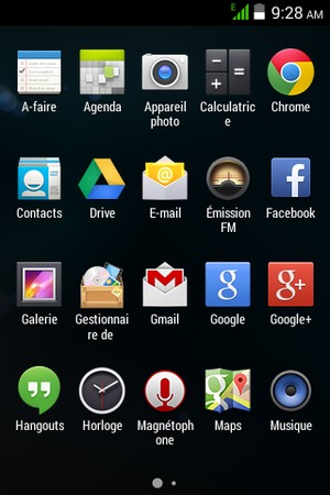 Sélectionnez E-mail