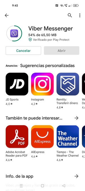 Espere a que el proceso de instalación finalice