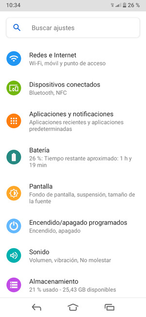 Seleccione Redes e Internet