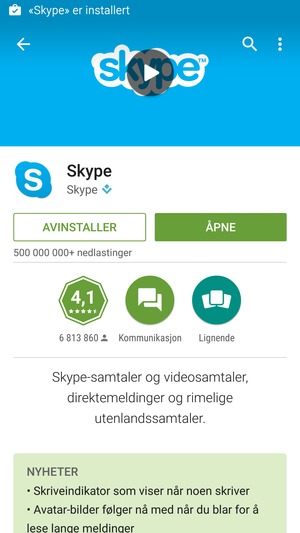 Velg ÅPNE