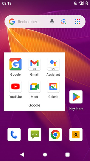 Sélectionnez Gmail