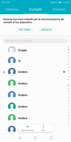 Seleziona Altro