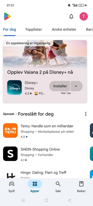 Velg Søk