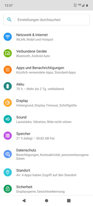 Wählen Sie Netzwerk & Internet