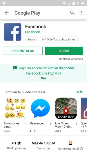 Seleccione ABRIR