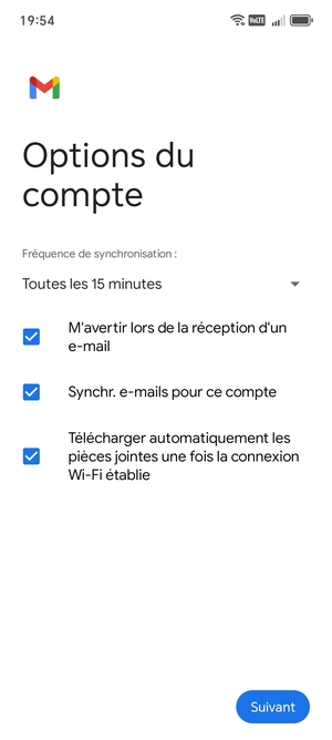 Sélectionnez Suivant
