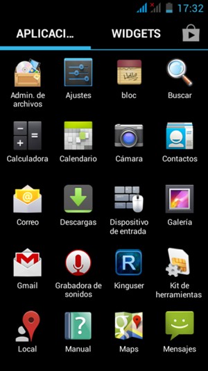 Seleccione Ajustes