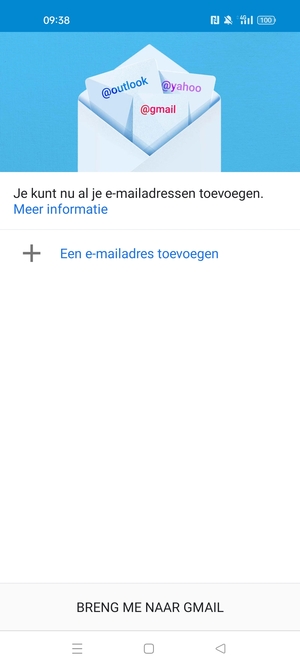 Selecteer Een e-mailadres toevoegen