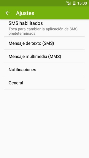 Seleccione Mensaje de texto (SMS)