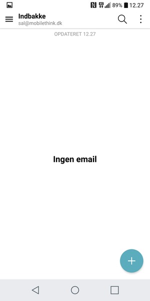 Din Gmail er klar til brug