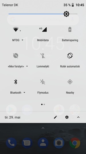 Slå av Wi-Fi og Bluetooth