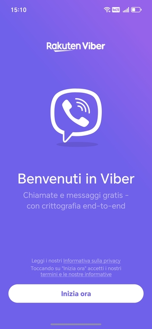 L'app è pronta per l'uso